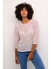 Kaffe Langarm-Bluse KAloren Regular fit in Pink Mist