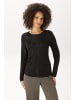 Aniston CASUAL Langarmshirt in schwarz