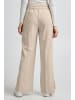 b. young BYDANTA SLIT PANTS - HEAVY WOVEN Regular fit in Cement