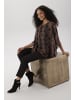 Aniston SELECTED Chiffonbluse in schwarz-kupfer