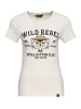 Queen Kerosin Queen Kerosin T-Shirt Royal Kitten Club in offwhite
