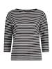 Betty Barclay Basic Shirt mit Ringel in Schwarz/Weiß