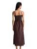 Marc O'Polo DENIM Gesmoktes Sommerkleid in Burnt Aubergine