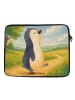Mr. & Mrs. Panda Laptop Tasche Pinguin mHerzieren Design ohne S... in Weiß