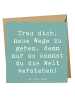 Mr. & Mrs. Panda Doppelkarte Spruch Unbekannte Orte erkunden mit... in Meeresbrise