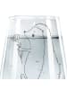 Mr. & Mrs. Panda Gravur Glas Igel Blumen ohne Spruch in Transparent