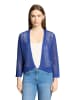 Betty Barclay Grobstrickjacke mit Lochmuster in Electric Blue
