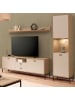 Furn.Design Wohnwand in kaschmir und Eiche 259 cm 3-teilig, Wohnkombination mit Soft-Close