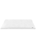 Beliani Topper FROSTY in Weiß - (W) 180 x (H) 6 x (L) 200 cm