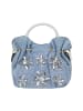 faina Women Handbag in Denim White
