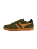 Gola Equipe II Suede Leder-Sneaker Grün