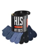H.I.S Socken in schwarz-marine-jeans