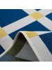 NAZARRUGS Teppich Positano in Blau