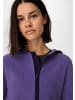 Hessnatur Fleece-Hoodie in violett