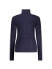 NORWAY 1963 Blau Viskose Damen Pullover