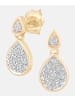 Diamant L'éternel Ohrhänger aus 375 Gelbgold mit Diamant