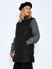 Noisy may Lange Steppweste NMDALCON Puffer Winterjacke ohne Ärmel in Schwarz
