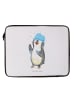 Mr. & Mrs. Panda Notebook Tasche Pinguin Duschen ohne Spruch in Weiß