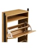 ebuy24 Schuhschrank Elna Eiche 26 x 62 cm