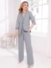 Sieh an! Blazer in grau-ecru-gestreift