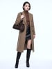 Forty degrees Handtasche Morvina echt Leder in dunkelbraun