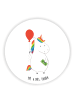 Mr. & Mrs. Panda magnet Einhorn Luftballon ohne Spruch in Weiß