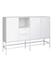 ebuy24 Sideboard Ravn Weiß 160 x 42 cm