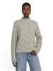 Zero  Strickpullover mit Muster in Beige/Grey