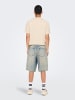 ONLY & SONS Jeans-Shorts in Light Blue Bleached Denim