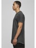 Urban Classics Long Tees in charcoal
