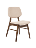 Beliani 2er-Set Esszimmerstuhl ELAINE in Braun/Beige