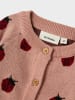 name it Strickjacke NBFLULIO KNIT CARD LIL in misty rose
