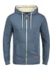 BLEND Kapuzensweatjacke BHHulker in Blau