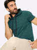 WITT WEIDEN Kurzarm-Shirt in petrol-mint-meliert