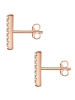 Glanzstücke München Ohrstecker Sterling Silber Zirkonia in roségold