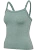 Hummel T-Shirt Hmlyoga Multisport Damen in CHINOIS GREEN MELANGE