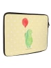 Mr. & Mrs. Panda Notebook Tasche Schildkröte Luftballon ohne Spruch in Gelb Pastell
