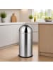 relaxdays Mülleimer in Silber - 50 l