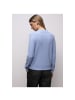 Street One Langarmshirt in frosted blue mel.