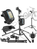 tectake Fahrrad-Set Reparaturständer & Rahmentasche | 360° drehbar