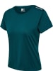 Hummel Hummel T-Shirt Hmlmt Yoga Damen Atmungsaktiv in DEEP TEAL