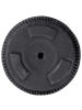Beliani Outdoor Blumentopf EANTIO in Schwarz - (W) 25 x (H) 38 x (L) 25 cm