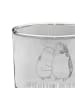 Mr. & Mrs. Panda Whiskyglas Wellensittich Liebe mit Spruch in Transparent