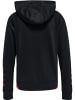 Hummel Hoodie Hmlgg12 Action Zip Hoodie Woman in BLACK/CHERRY TOMATO