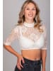 Edelnice Dirndlbluse Sissi creme in weiß