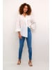 Kaffe Jeans KAlaurine Slim fit in Washed/Destroyed Blue Denim