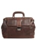 X-ZONE Reisetasche echt Leder in cognac