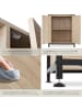 tectake Highboard Doncaster mit höhenverstellbaren Füßen, 60 x 38 x 125 cm, Industrial H