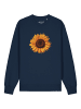 wat? Apparel Sweatshirt Sonnenblume in Dunkelblau