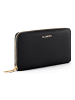 Lazarotti Bologna Leather XL Zip-Around Geldbörse Leder 19 cm black